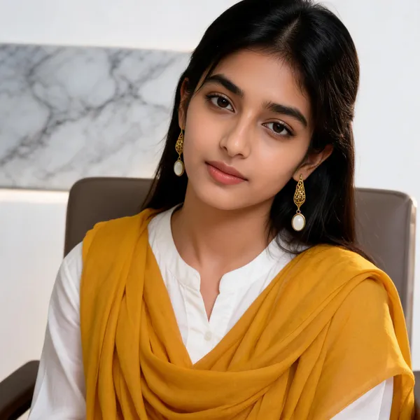 Meheriya_Dangler_Earring_White