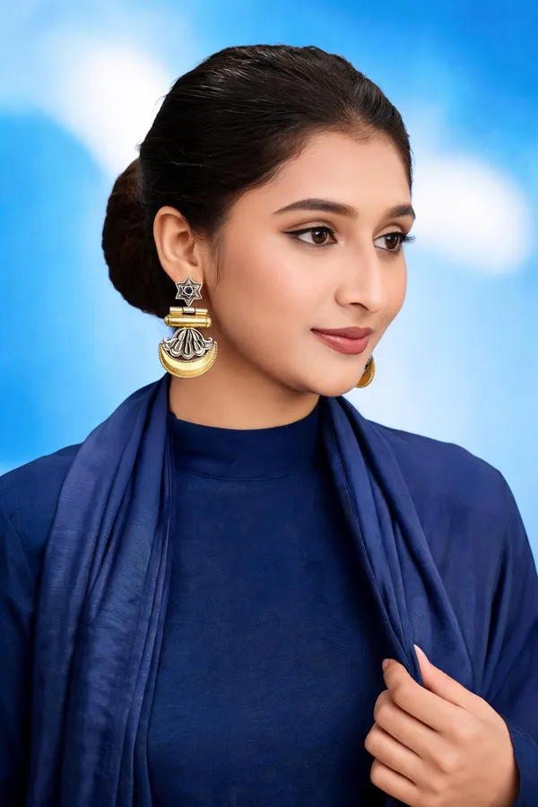 Aarunya_Dangler_Earring_Blue
