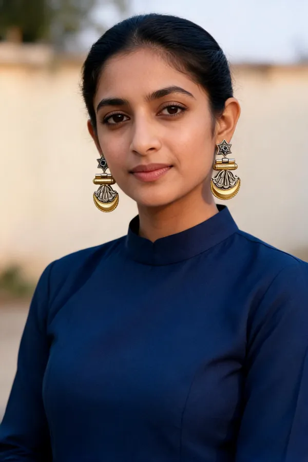 Aarunya_Dangler_Earring_Blue