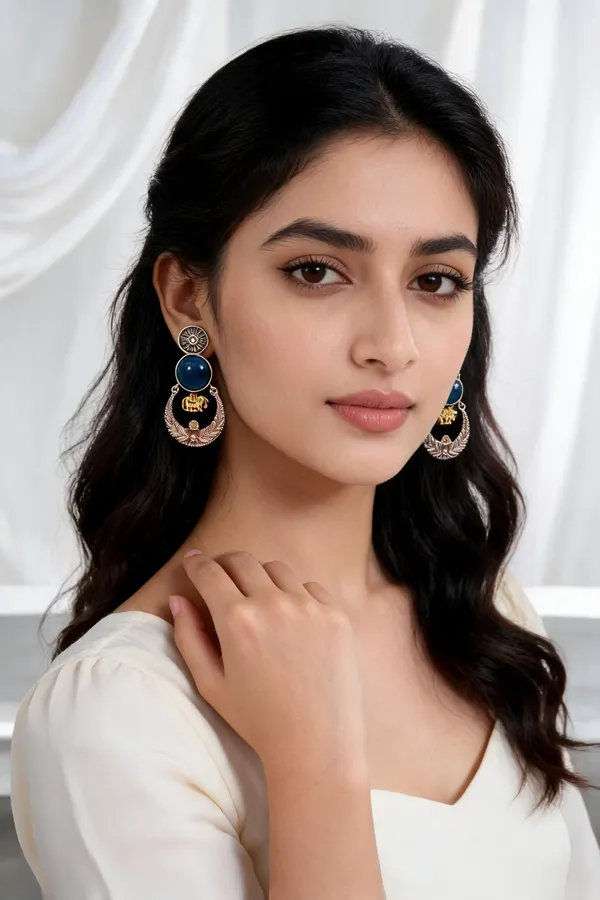 Saisha_Dangler_Earring_Blue