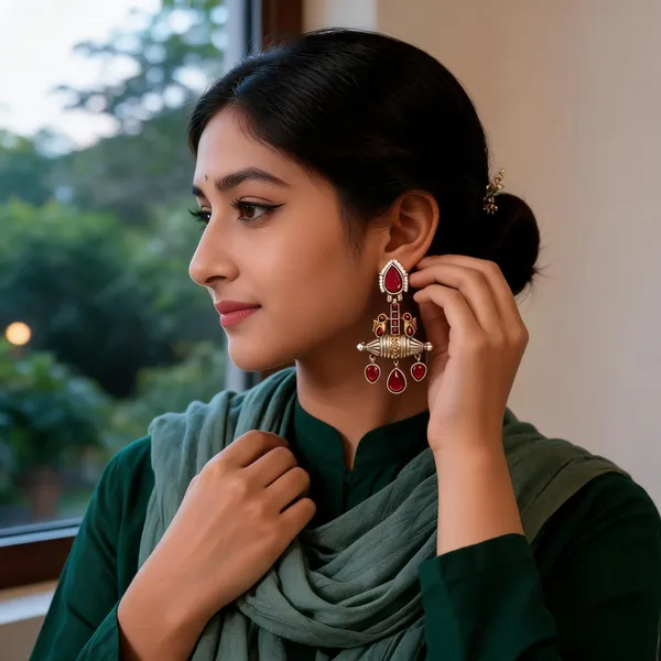 Taruvi_Dangler_Earring_Ruby