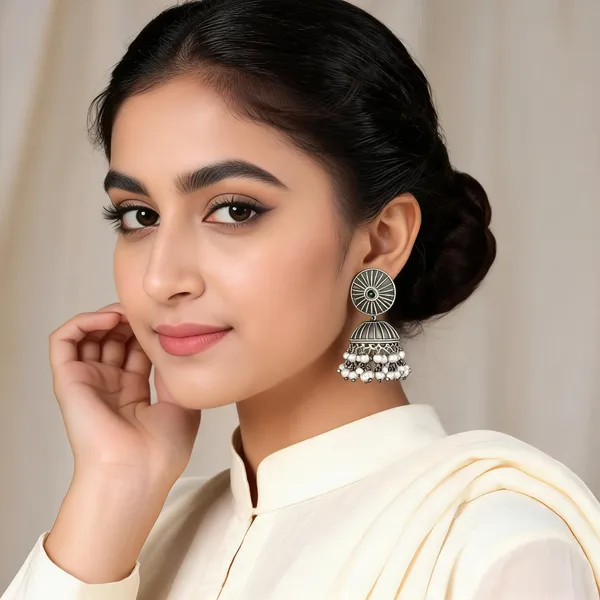 Vyantra_Jhumka_Earring_Green