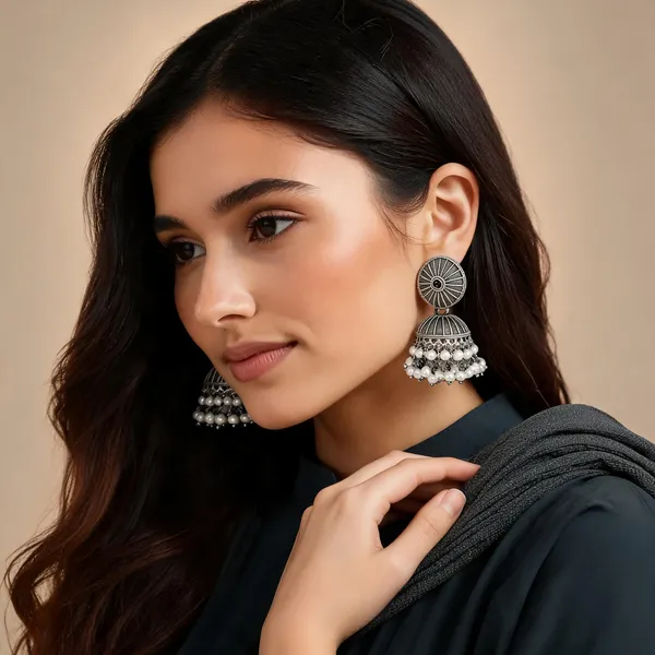 Vyantra_Jhumka_Earring_Black