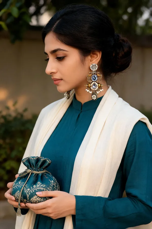 Rajhansi_Dangler_Earring_Clear_White