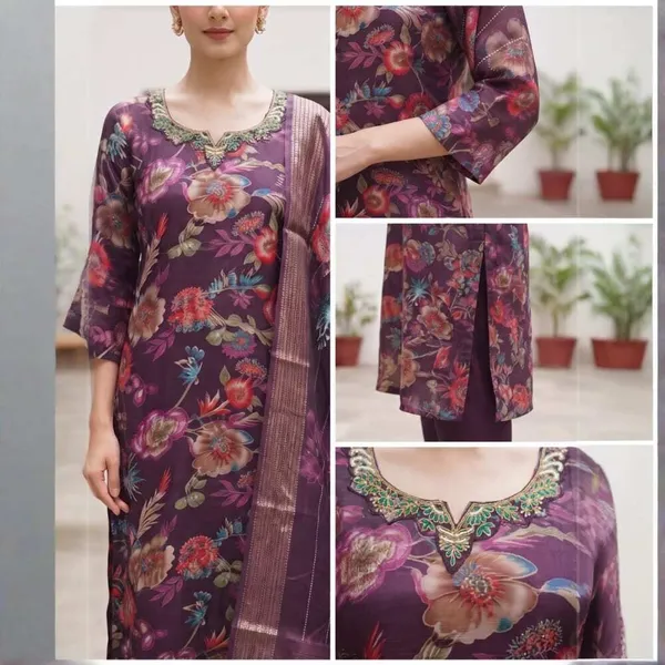 ZANIFA_Embellished,_Self_Design_Kurta,_Trouser/Pant_&_Dupatta_Set_()