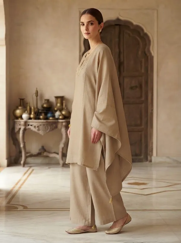 ZANIFA_Embellished_Kurta,_Palazzo_&_Dupatta_Set_()