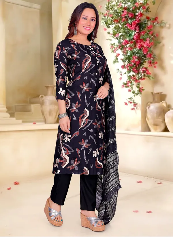 ZANIFA_Printed_Kurta,_Trouser/Pant_&_Dupatta_Set_()
