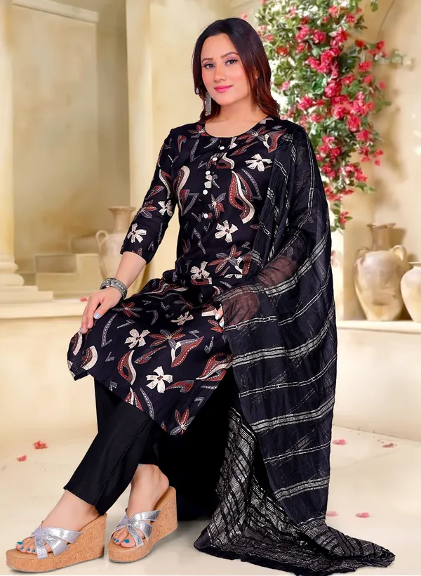 ZANIFA_Printed_Kurta,_Trouser/Pant_&_Dupatta_Set_()