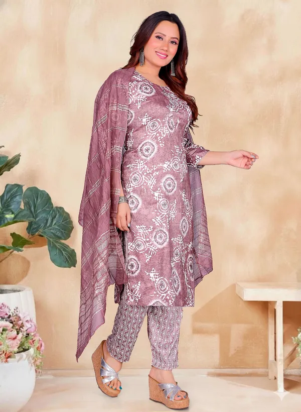 ZANIFA_Printed_Kurta,_Trouser/Pant_&_Dupatta_Set_()