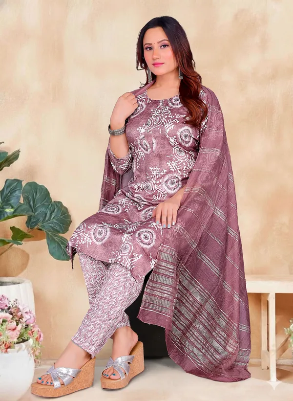 ZANIFA_Printed_Kurta,_Trouser/Pant_&_Dupatta_Set_()