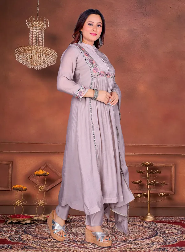 ZANIFA_Embroidered,_Embellished_Anarkali_Kurta,_Bottom_&_Dupatta_Set_()
