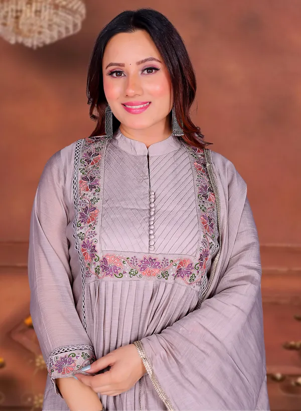ZANIFA_Embroidered,_Embellished_Anarkali_Kurta,_Bottom_&_Dupatta_Set_()