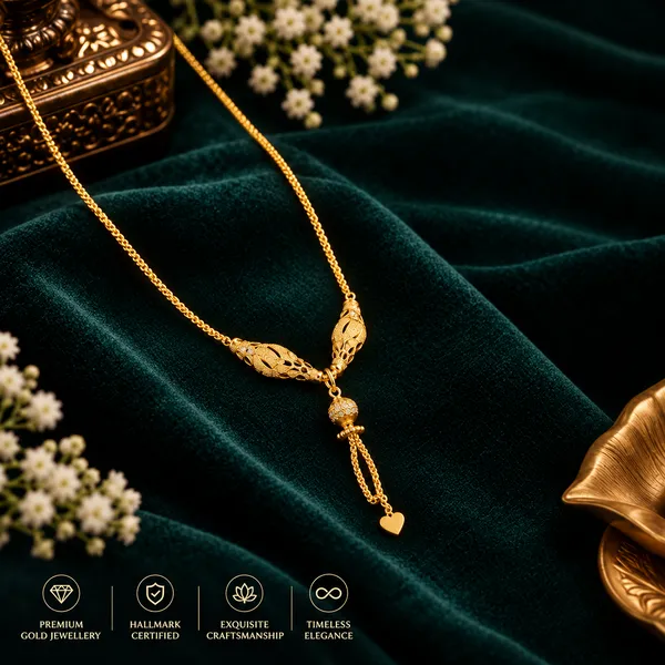 Gold_Tone_Leaf_Pendant_Necklace_For_Women