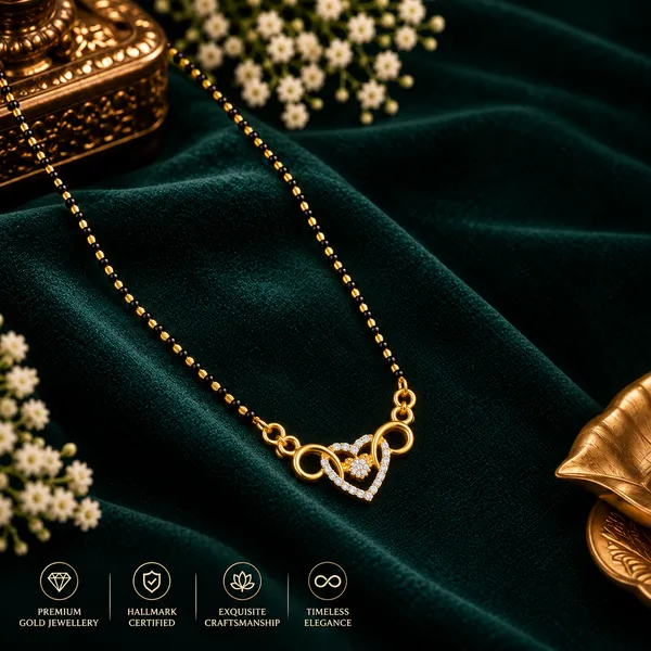 Black_Beaded_Gold_Tone_Heart_Pendant_Mangalsutra_for_Women