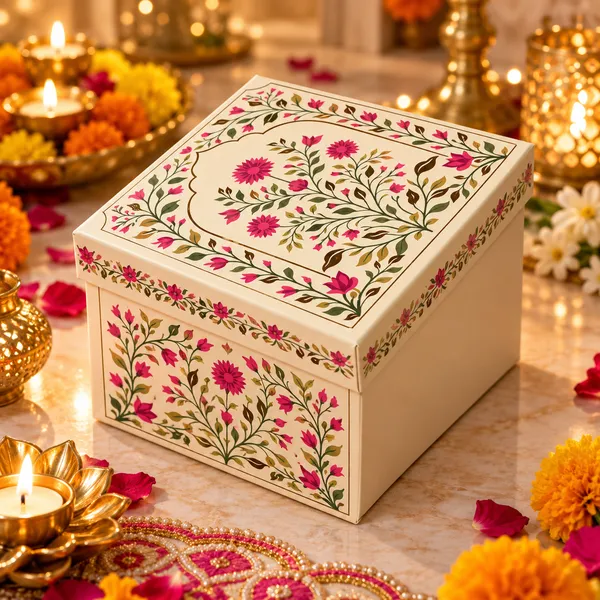 Three_Leaves_Floral_Decorative_Gift_Hamper_Hibiscus_&_Lemon
