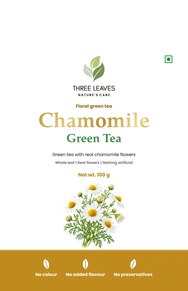 Three_Leaves_Chamomile_Green_Tea_100_G