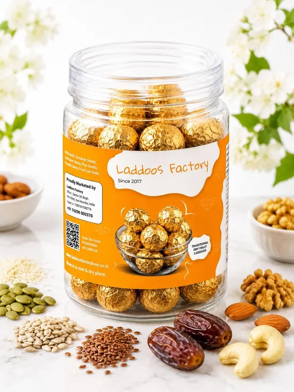 Three_Leaves_Nuts_&_Seeds_Protein_Ladoos_For_Women