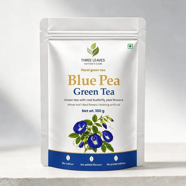 Three_Leaves_Blue_Pea_Butterfly_Floral_Green_Tea_100_G