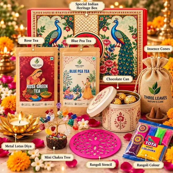 Three_Leaves_Indian_Heritage_Blue_Pea_Rose_Tea_&_Truffles_Hamper