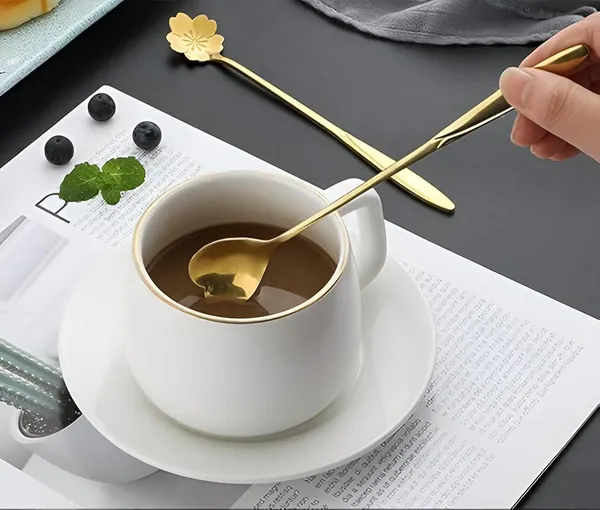 Stainless_Steel_Gold_Flower_Handle_Coffee_Spoon_Set