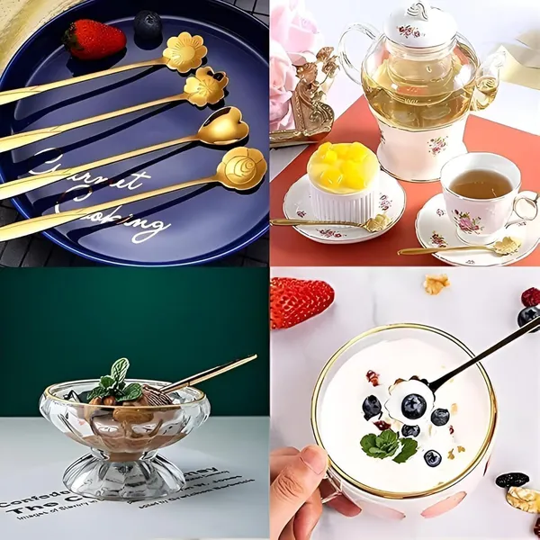 Stainless_Steel_Gold_Flower_Handle_Coffee_Spoon_Set