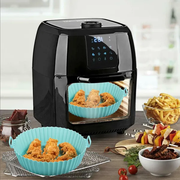 Silicone_Round_Reusable_Air_Fryer_Pot