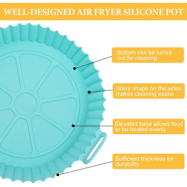 Silicone_Round_Reusable_Air_Fryer_Pot