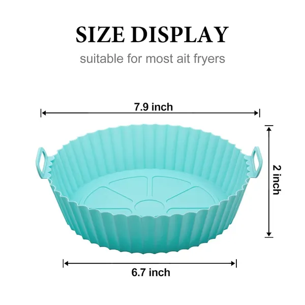 Silicone_Round_Reusable_Air_Fryer_Pot