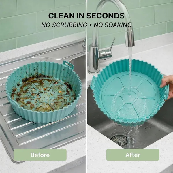 Silicone_Round_Reusable_Air_Fryer_Pot