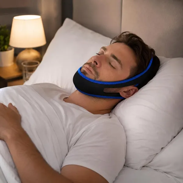 Black_Adjustable_Breathable_Anti-Snore_Chin_Strap