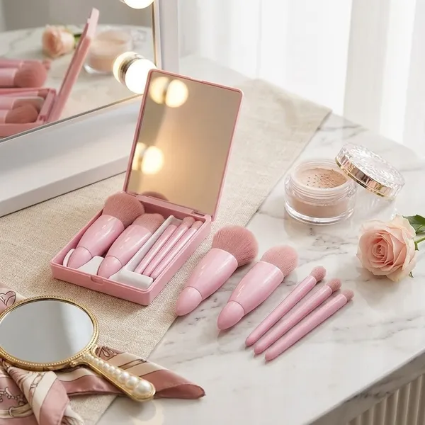 5-Piece_Mini_Makeup_Brush_Set_With_Mirror_Travel_Case