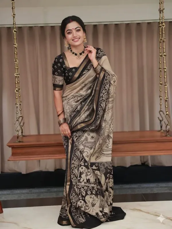 Madura_Elephant_Jaipur_Mul_Cotton_Saree