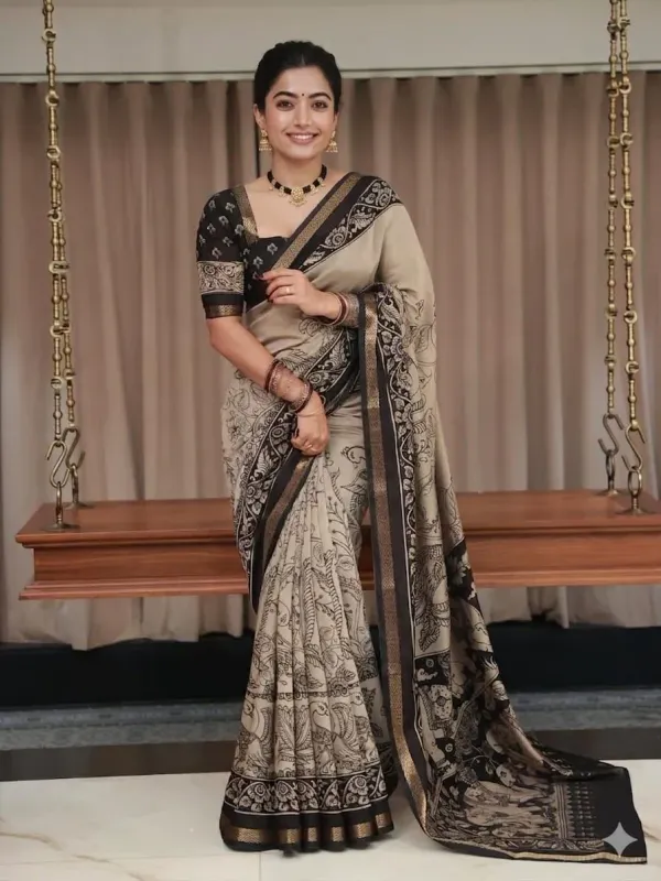 Madura_Elephant_Jaipur_Mul_Cotton_Saree