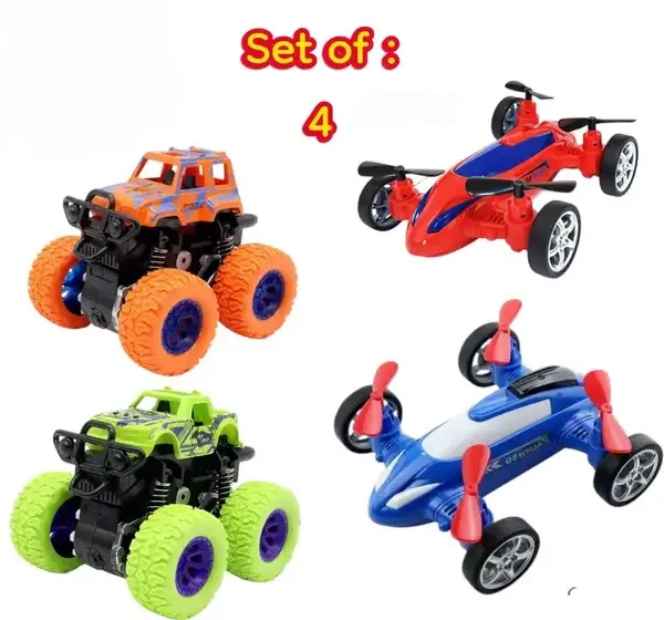 Toys_For_Kids,_Non_Battery_Toy_Car_Set_of_4_Pcs,_Gift_Toy_For_Boys_&_Girls_||_(Multicolor)
