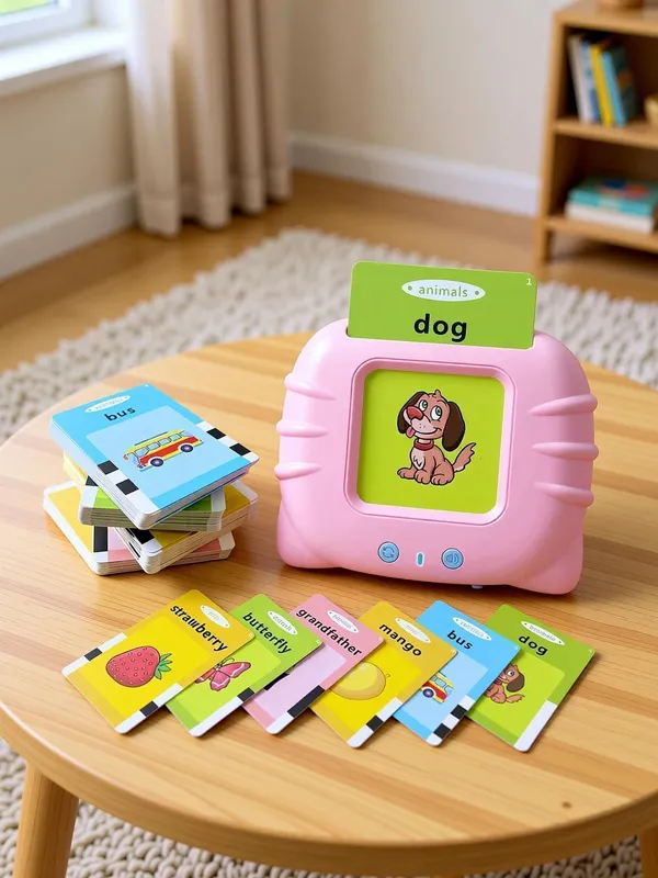 Talking_Flash_Card_Reader_Game_224_Words_Learning_Toys_For_Kids_(Pink)