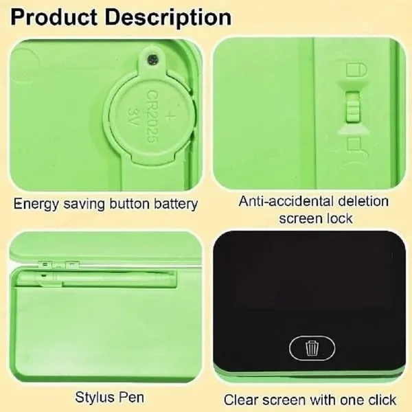 Mavin_Pink_LCD_Pencil_Box_For_Girls-Boys-Kids_Geometry-Compass_Box_Gift_for_Kids_||_Cute_Stationery_Pencil_Box_with_LCD_Writing_Pad_For_kids_|_Art_Plastic_Pencil_Box_(Set_of_1,_Green)