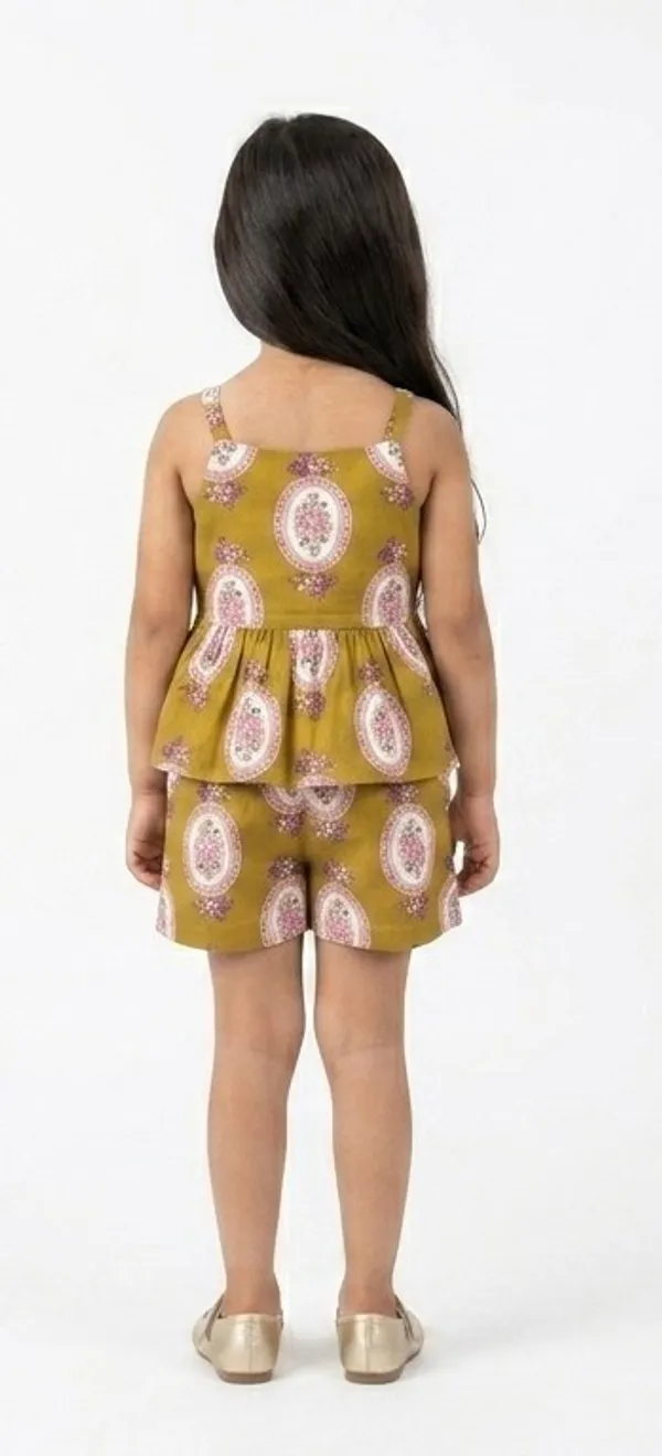 Mustard_Printed_Peplum_Top_And_Pants_Set_for_Girls