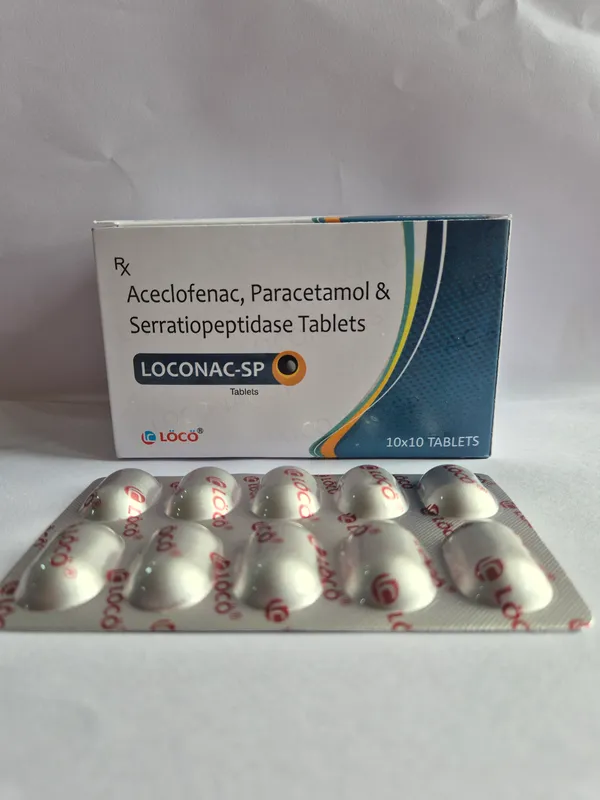 Loconac-SP_Aceclofenac_Paracetamol_Serratiopeptidase_Tablets