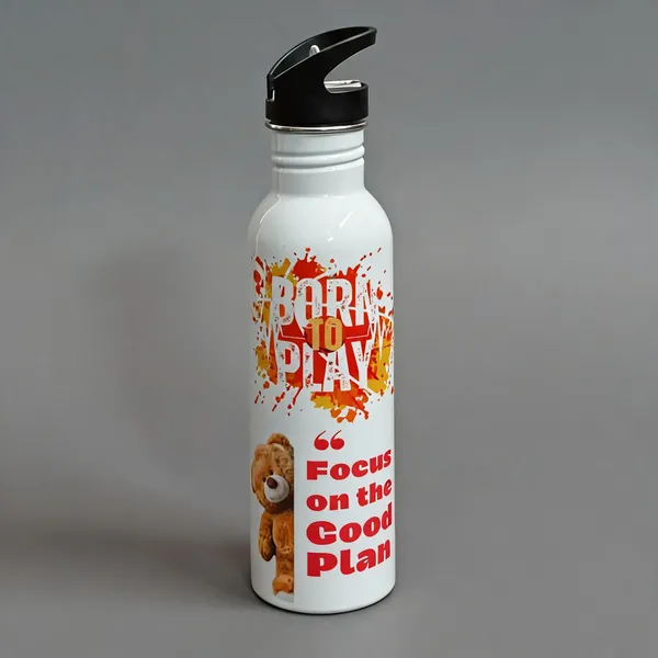 SLBB_BORN_TO_PLAY_-_SwiftSip_Bottle_750_ml_Steel_Bottle_(Pack_of_1,_White,_Red)