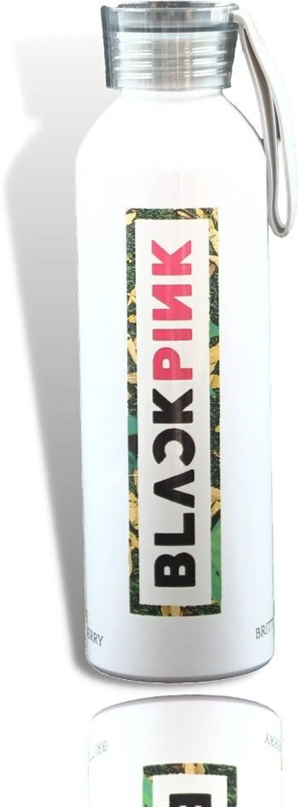 SLBB_Aluminium_Water_Bottle,_600ml_BLACK_PINK_Premium_Printed_Glossy_White_600_ml_Aluminium_Bottle_(Pack_of_1,_White)