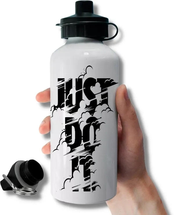SLBB_Aluminium_Water_Bottle,_750ml_JUST_DO_IT_GRAPHICS_Printed_Glossy_White_750_ml_Aluminium_Bottle_(Pack_of_1,_White)