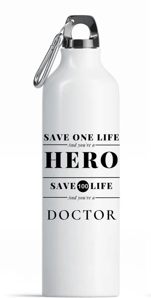 SLBB_HERO/DOCTOR_Aluminium_Water_Bottle,_750ml_Premium_Printed_Glossy_White_750_ml_Aluminium_Sipper_(Pack_of_1,_White)