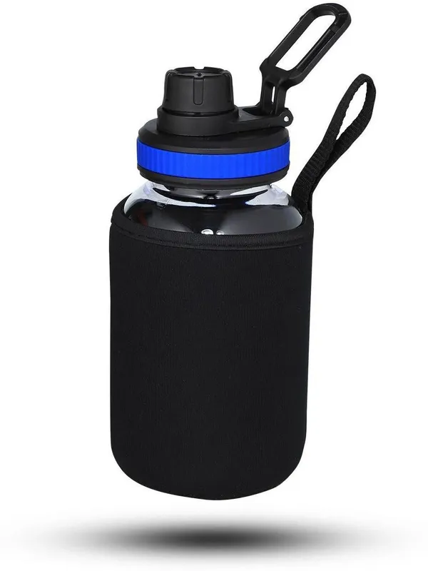 SLBB_Gym_Shaker_Bottle_Sipper_UnBreakable_Bottle_Ideal_for_Protein_with_Resistant_Cover_700_ml_Plastic_Shaker_(Pack_of_1,_Blue)