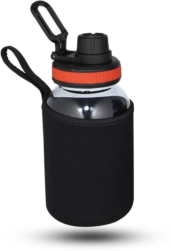 SLBB_Gym_Shaker_Bottle_Sipper_UnBreakable_Bottle_Ideal_for_Protein_with_Resistant_Cover_700_ml_Plastic_Shaker_(Pack_of_1,_Black)