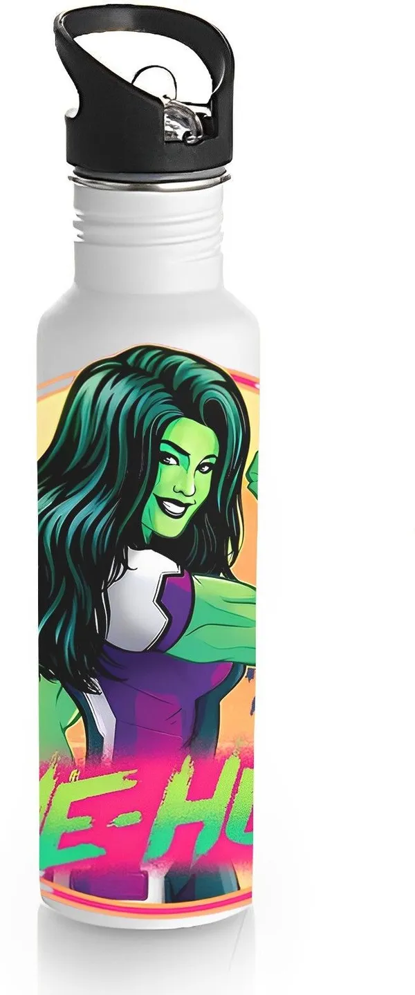 SLBB_Stainless_Steel_Water_Bottle,_750ml_"SHE_HULK"_Printed_Glossy_White_750_ml_Steel_Bottle_(Pack_of_1,_White)