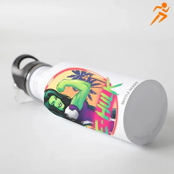 SLBB_Stainless_Steel_Water_Bottle,_750ml_"SHE_HULK"_Printed_Glossy_White_750_ml_Steel_Bottle_(Pack_of_1,_White)