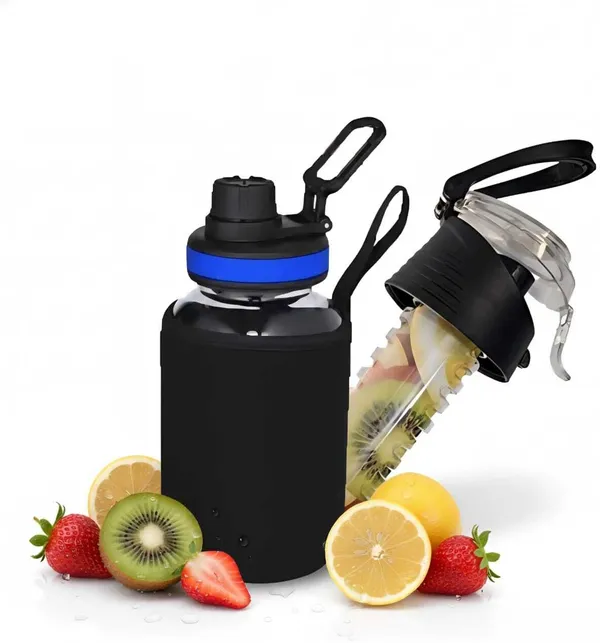 SLBB_Gym_Shaker_with_Fruit_700_ml_Plastic_Shaker_(Pack_of_1,_Blue)