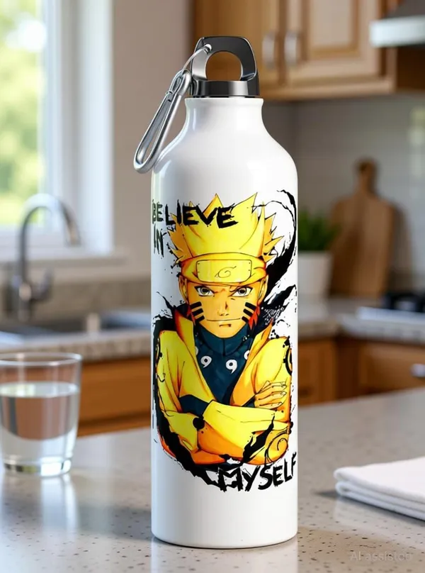 SLBB_Aluminium_Water_Bottle,_750ml_"Naruto_Graphics"_Premium_Printed_Glossy_White_750_ml_Aluminium_Bottle_(Pack_of_1,_White)