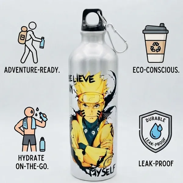 SLBB_Aluminium_Water_Bottle,_750ml_"Naruto_Graphics"_Premium_Printed_Glossy_White_750_ml_Aluminium_Bottle_(Pack_of_1,_White)