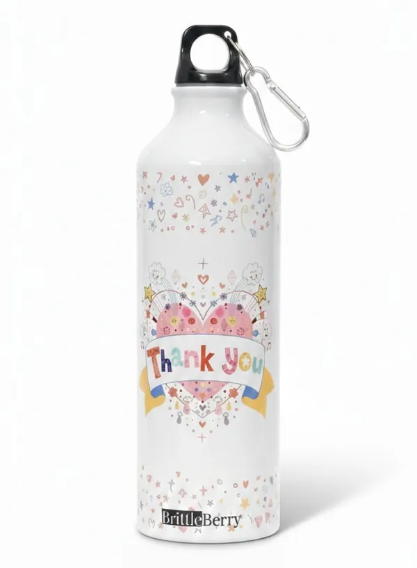 SLBB_Aluminium_Water_Bottle_-_Thank_You_750_ml_Aluminium_Sipper_(Pack_of_1,_White)
